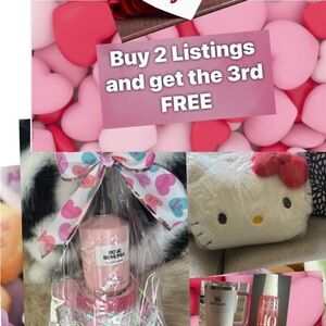 Buy 2 listings and get the 3rd FREE!